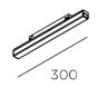 Светильник TECHNOLIGHT Лайн 300 трековый, черный Светильник TECHNOLIGHT Лайн 300 трековый, черный