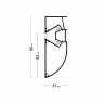 Профиль Flexy STANDART 01 (ПФ-6956) двухуровневый, без подсветки (2м) Профиль Flexy STANDART 01 (ПФ-6956) двухуровневый, без подсветки (2м)