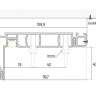 Профиль карниз KRAAB Slott Parsek двухрядный, белый (2-3 м) Профиль карниз KRAAB Slott Parsek двухрядный, белый (2-3 м)